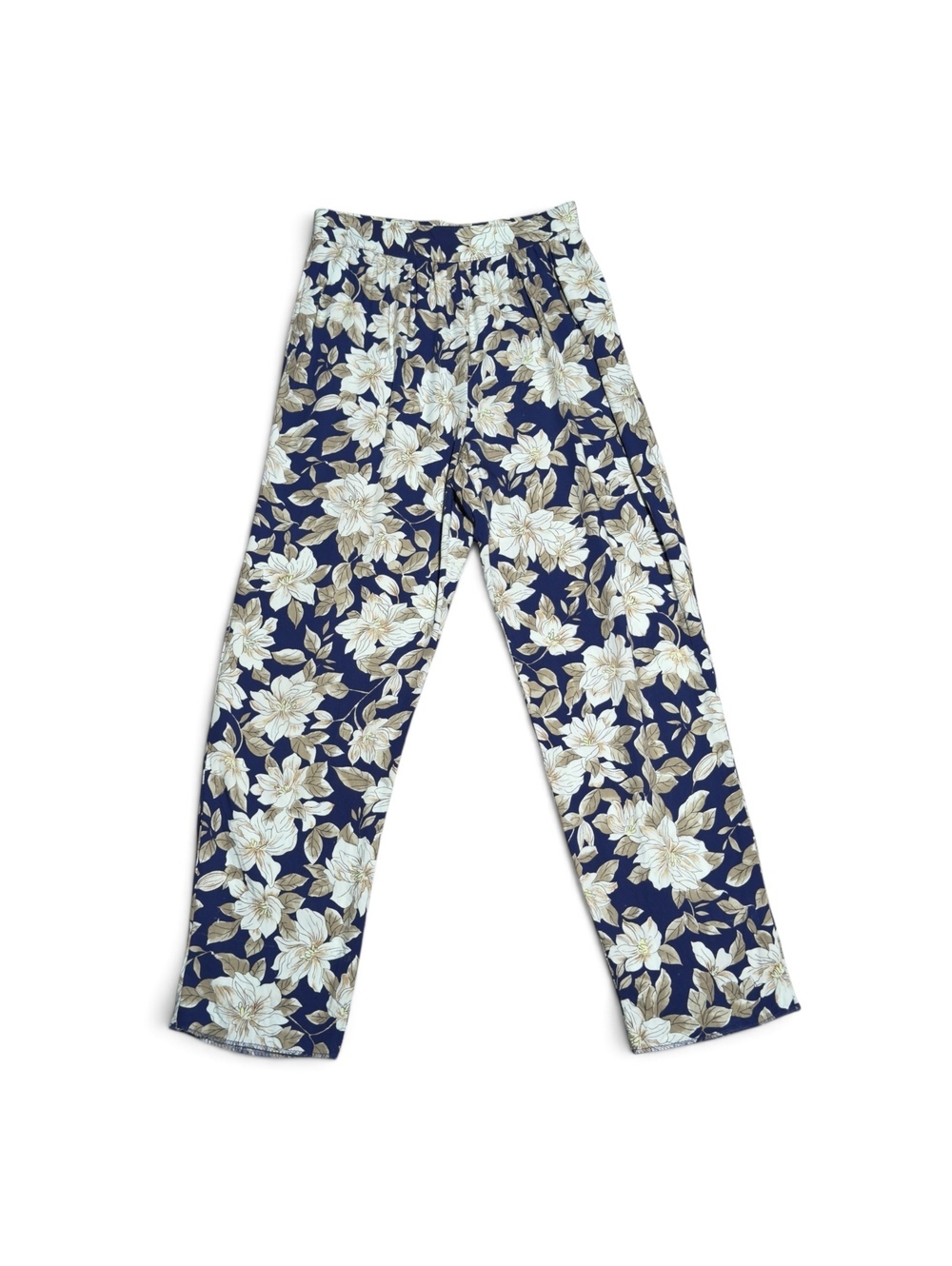 Vintage Pendleton Country Sophisticates Petite Floral Rayon Pants Made In USA